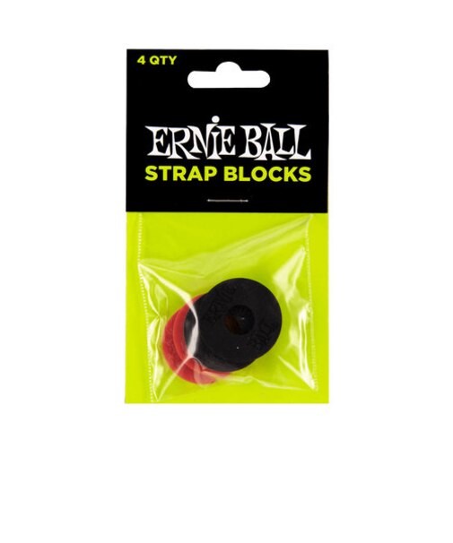 Ernie Ball Strap Blocks ストラップブロック ストラップロック ゴム ラバー 落下防止 ストラップラバー