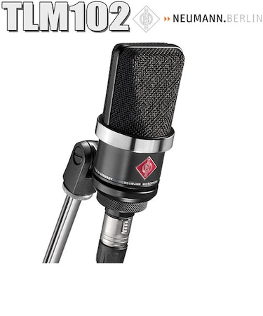 TLM 102 ブラック BK コンデンサーマイク ボーカル アコギにオススメ