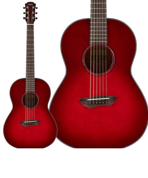 CSF1M CRB (クリムゾンレッドバースト) エレアコギター トップ単板 スモールサイズ 専用ケース付属