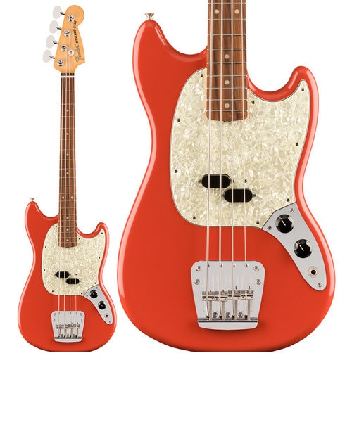 ムスタングベース Vintera '60s Mustang Bass Pau Ferro Fingerboard Fiesta Red