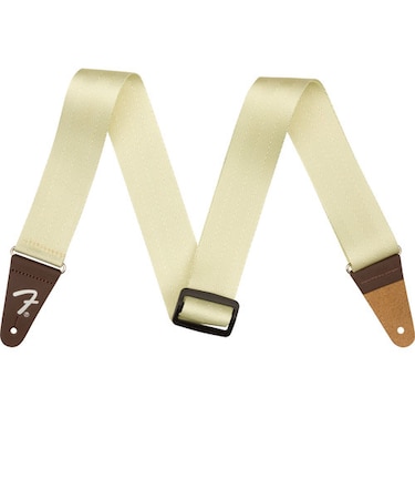 2" Am Pro Seat Belt Strap Olympic White ギターストラップ