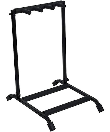 RI-GTR-RACK3 ギタースタンド ギターラック 3本立て 3本用 エレキ アコギ ベース対応