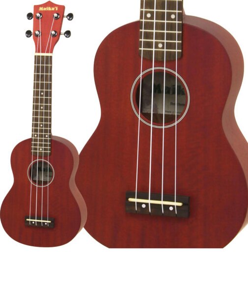 MKU-1 SRD ソプラノウクレレ ソフトケース付き ギアペグ仕様 シースルーレッド