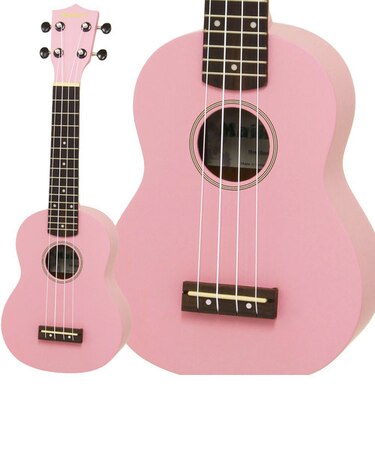MKU-1 PK ソプラノウクレレ ソフトケース付き ギアペグ仕様 ピンク