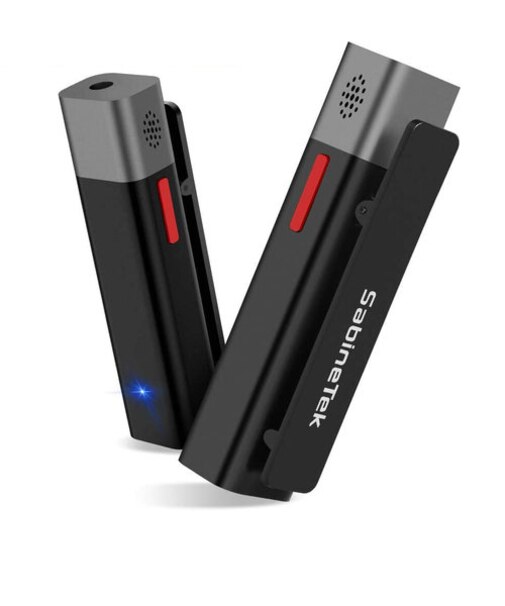 スマートマイク [2個セット] 3.5mmケーブル 付 Bluetooth 小型 ワイヤレス マイク