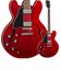 ES-335 Left Handed Sixties Cherry 左利き用 レフティエレキギター セミアコ