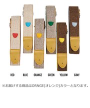 aNN-BS2 ORG ストラップ オレンジ ナチュラルリネン