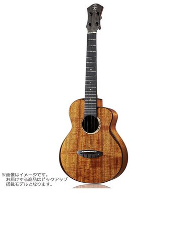UT3KE テナーウクレレ ピックアップ搭載 4A Koa Bird Ukulele エレキウクレレ