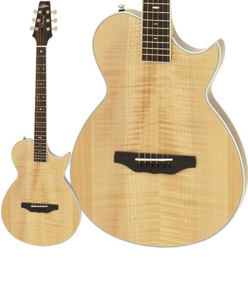 APE-100 N ナチュラル 【エレキギターのように弾ける薄型エレアコ】サイドサウンドホール アコースティックギター