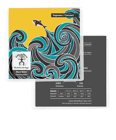 AS-BWSC ウクレレ弦 ブラックウォーター弦 ソプラノ/コンサート