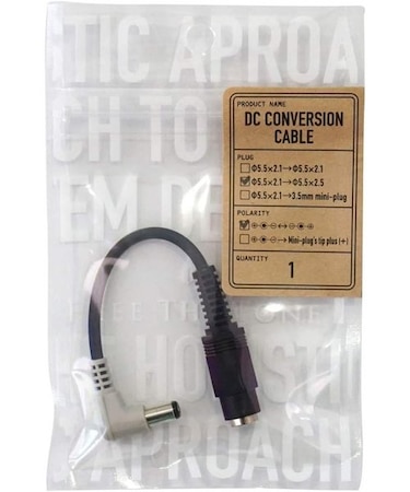 CP-R25CV DC変換プラグ センターマイナスからセンタープラスへ変換