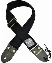 LS1800CBK ギターストラップ ブラック コットン 日本製 ハンドメイド