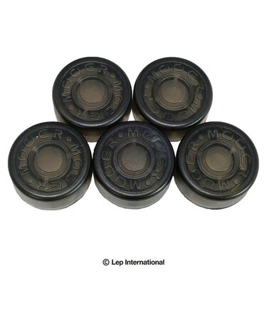 FT-BK フットスイッチハット ブラック ５個入り エフェクター キャップ カバー