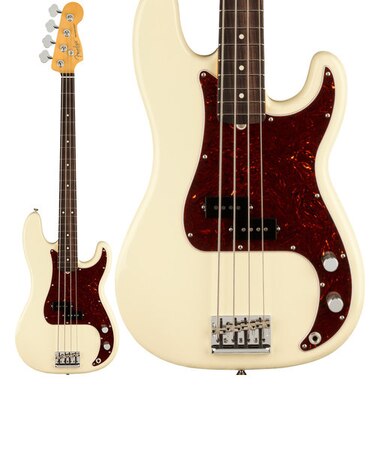 American Professional II Precision Bass Olympic White エレキベース プレシジョンベース
