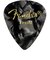 Premium Celluloid 351 Shape Picks Thin Black Moto 12-Pack