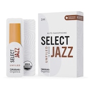 ORGANIC SELECT JAZZ リード アルトサックス用 【アンファイルド】 【硬さ：3M】 【10枚入り】