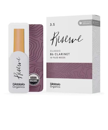 ORGANIC RESERVE CLASSIC リード Ｂ♭クラリネット用 【ファイルド】 【硬さ：3.5】 【10枚入り】