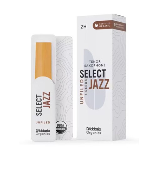 ORGANIC SELECT JAZZ リード テナーサックス用 【アンファイルド】 【硬さ：2H】 【5枚入り】