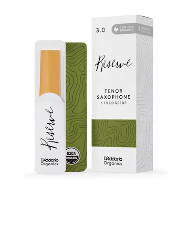 ORGANIC RESERVE リード テナーサックス用 【ファイルド】 【硬さ：3.0】 【5枚入り】