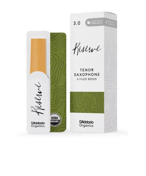 ORGANIC RESERVE リード テナーサックス用 【ファイルド】 【硬さ：3.0】 【5枚入り】