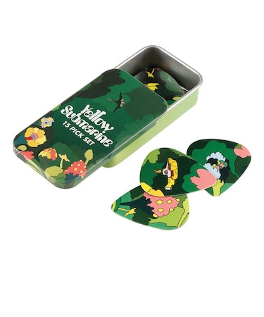 1CWH4-11B2 ピック 15枚入り コレクタブル缶ケース付属 Beatls Yellow submarine
