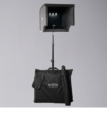 ISOVOX GO 持ち運べるボーカルブース 宅録 -10db防音 ノイズ防止 リフレクションフィルター