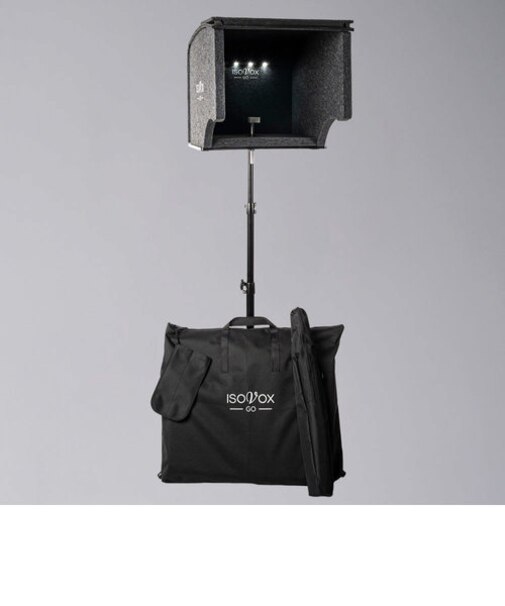 ISOVOX GO 持ち運べるボーカルブース 宅録 -10db防音 ノイズ防止 リフレクションフィルター