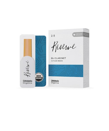 ORGANIC RESERVE ODCR1025 リード Ｂ♭クラリネット用 【ファイルド】 【硬さ：2.5】 【10枚入り】
