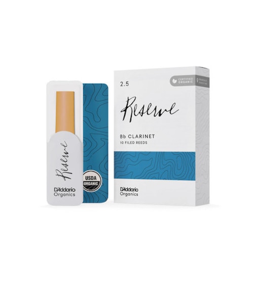 ORGANIC RESERVE ODCR1025 リード Ｂ♭クラリネット用 【ファイルド】 【硬さ：2.5】 【10枚入り】