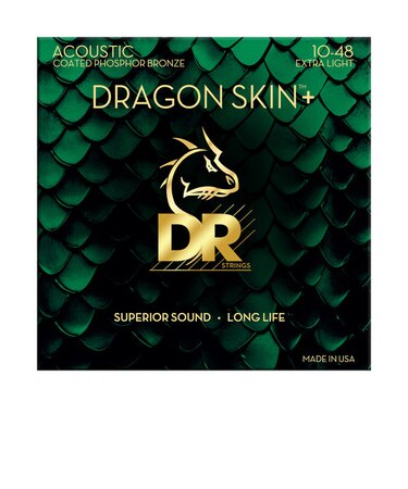 DRAGON SKIN+ フォスファーブロンズ エクストラライト 010-048 アコースティックギター弦