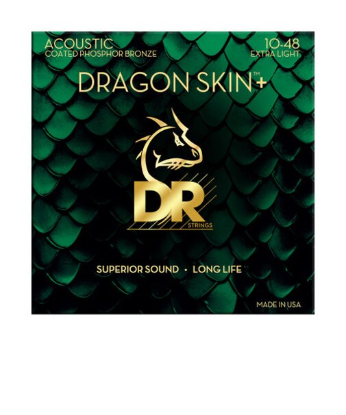 DRAGON SKIN+ フォスファーブロンズ エクストラライト 010-048 アコースティックギター弦