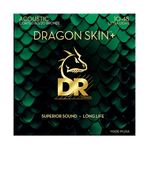 DRAGON SKIN+ 80/20ブロンズ エクストラライト 010-048 アコースティックギター弦