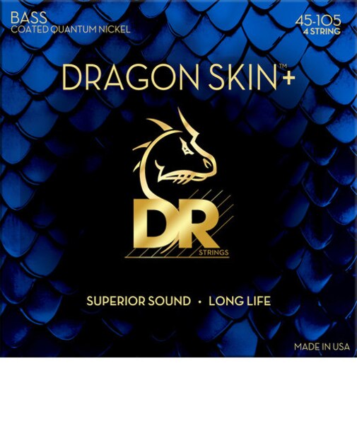 DRAGON SKIN+ クァンタムニッケル ミディアム 045-105 ベース弦