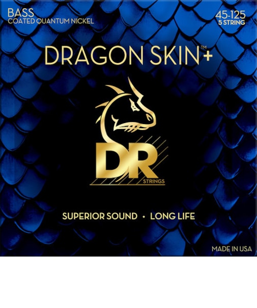 DRAGON SKIN+ クァンタムニッケル ミディアム 5-String 045-125 ベース弦 5弦