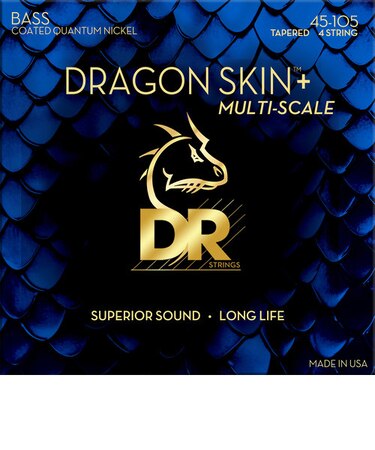 DRAGON SKIN+ クァンタムニッケル ミディアム マルチスケール 045-105 ベース弦