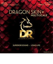 DRAGON SKIN+ ステンレススチール ミディアム マルチスケール 045-105 ベース弦