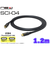(オヤイデ電気) SCI-04 1.2m 厚肉銀メッキ高純度銅導体 USB4 ケーブル Type-C to C Thunderbolt3互換