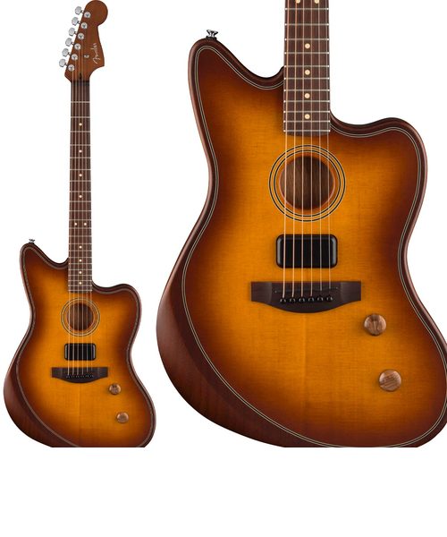 Acoustasonic Standard Jazzmaster Honey Burst エレアコギター