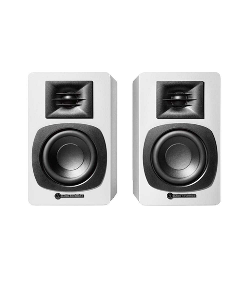 AT-SP3X (ホワイト) ペア 2台 パワードスピーカー ブックシェルフスピーカー bluetoothスピーカー