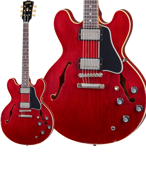 セミアコ　エレキギター Custom Shop 1961 ES-335 Reissue Sixties Cherry Heavy Aged