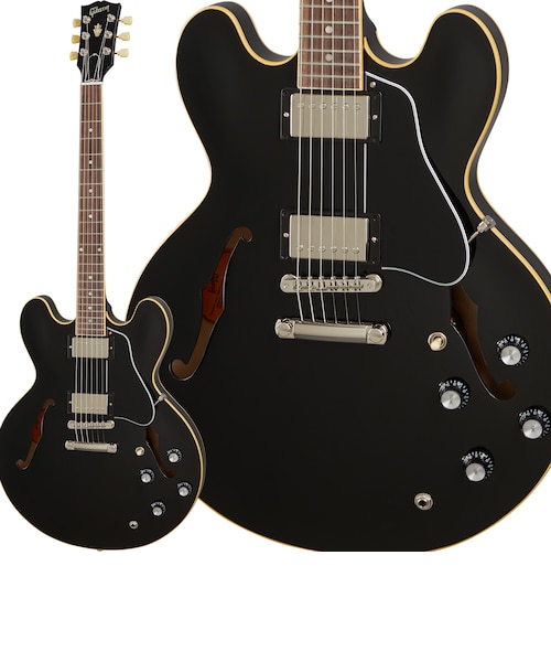 ES-335 Vintage Ebony セミアコギター｜シマムラガッキの通販｜&mall
