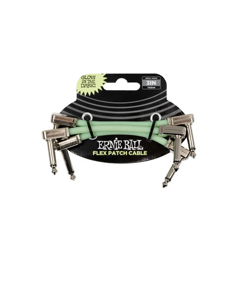PO6474 Glow-in-Dark Flex Patch Cable 3 Pack パッチケーブル 3