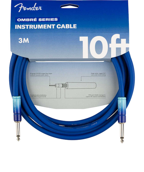 Ombr  Instrument Cable 10' Belair Blue シールド 約3m