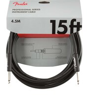 Professional Series Instrument Cable Straight/Straight 15' Black シールド 約4.5m ストレー