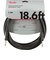 Professional Series Instrument Cable Straight/Straight 18.6' Black シールド 約5.6m スト
