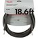 Professional Series Instrument Cable Straight/Straight 18.6' Black シールド 約5.6m スト