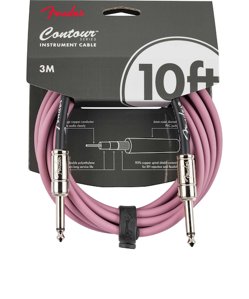 Contour Instrument Cable Burgundy Mist 10' シールド 約3m
