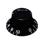 KB-160 ハットノブ　ミリ規格 ブラック