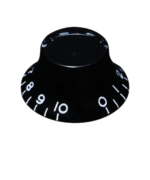 KB-160 ハットノブ　ミリ規格 ブラック