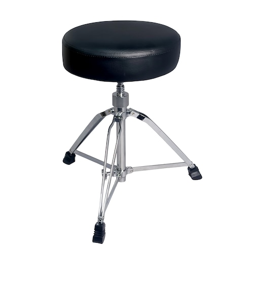 JT102 ドラムスローン スクリュー式高さ無段階調整 43cm - 67cm 座面厚さ8cmクッション